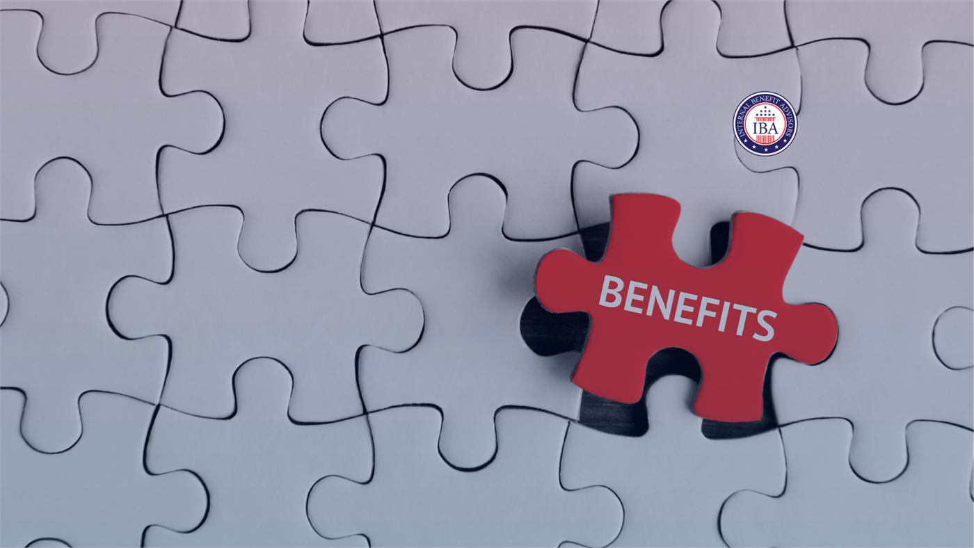 A grey jigsaw puzzle with a single red piece labelled Benefits set into the corner