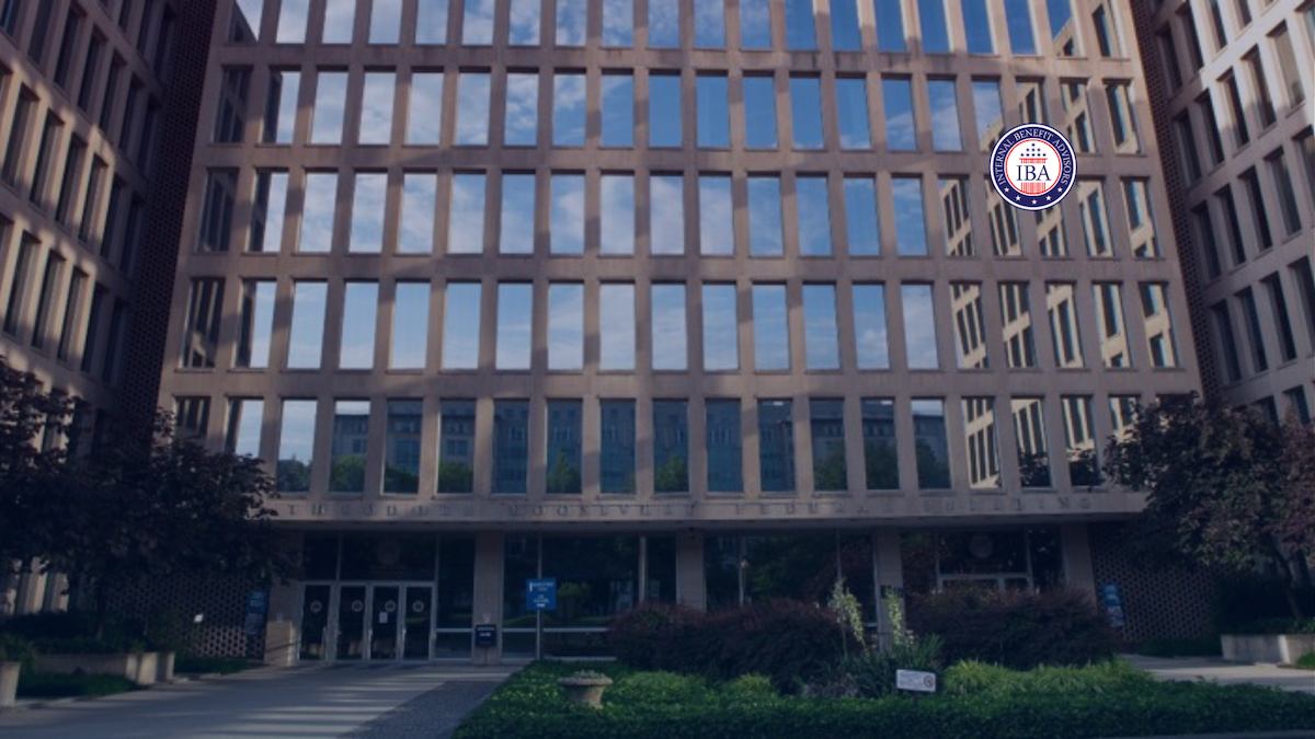 The U.S. Office of Personnel Management headquarters building seen from the street